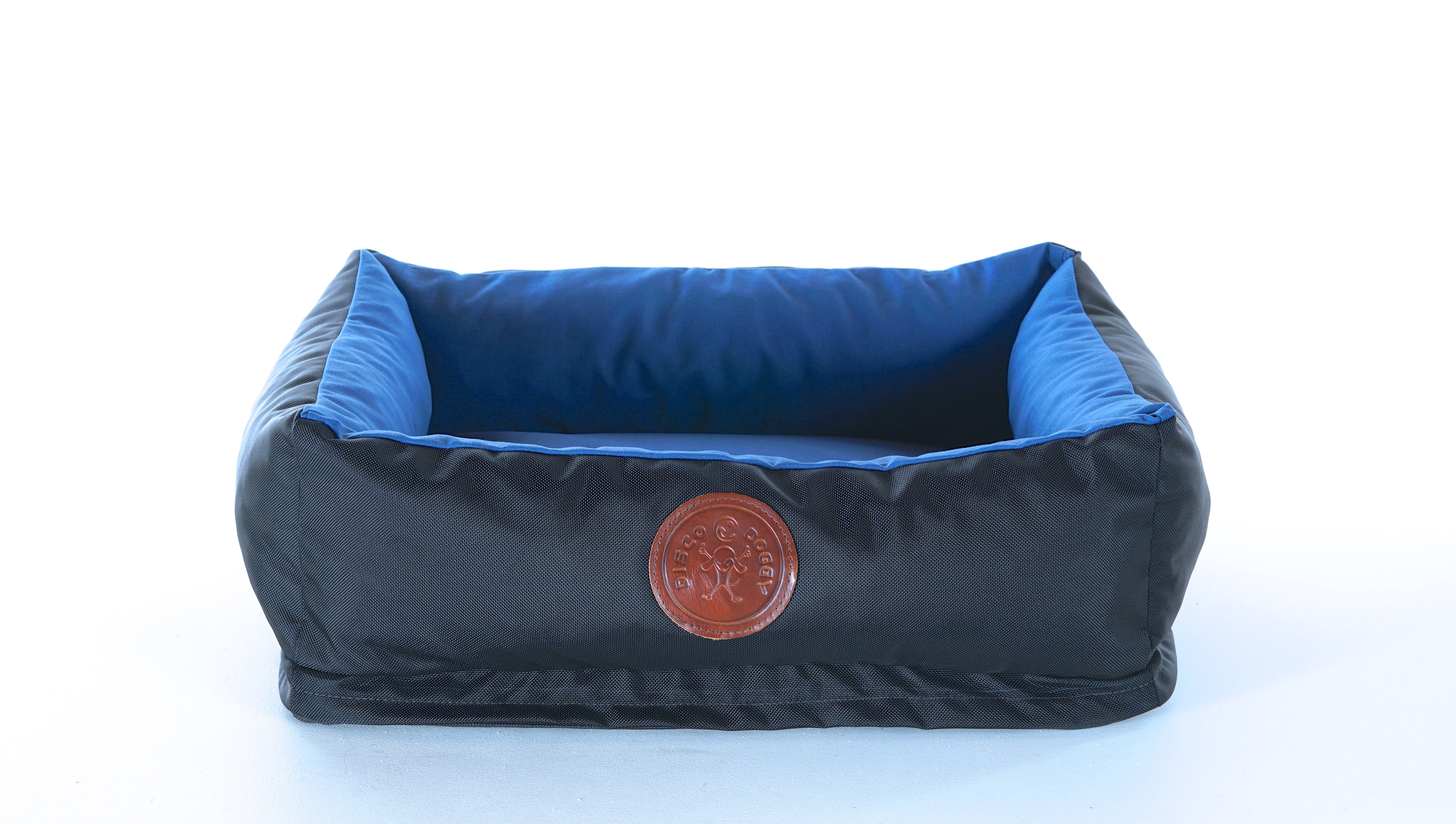 DISC-O-BED Dog-Bed Small – Erhöhtes Hundebett Mit Sonnendach, Belastbar Bis 91 Kg, Liegefläche 60x70 Cm